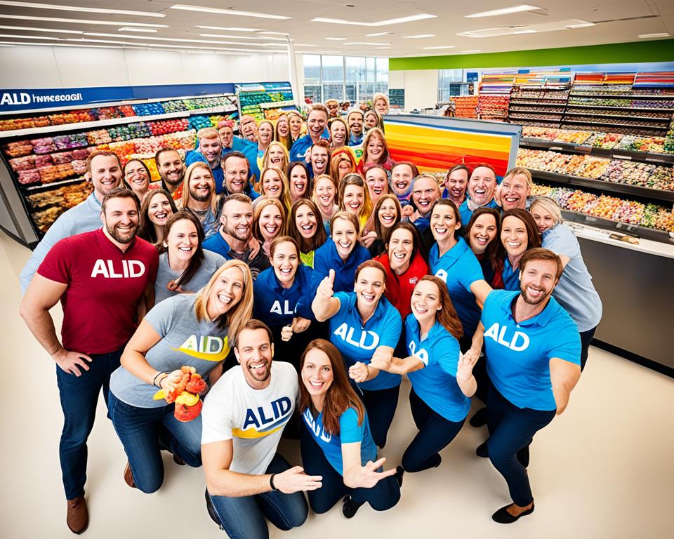 Ambiente de trabalho ALDI